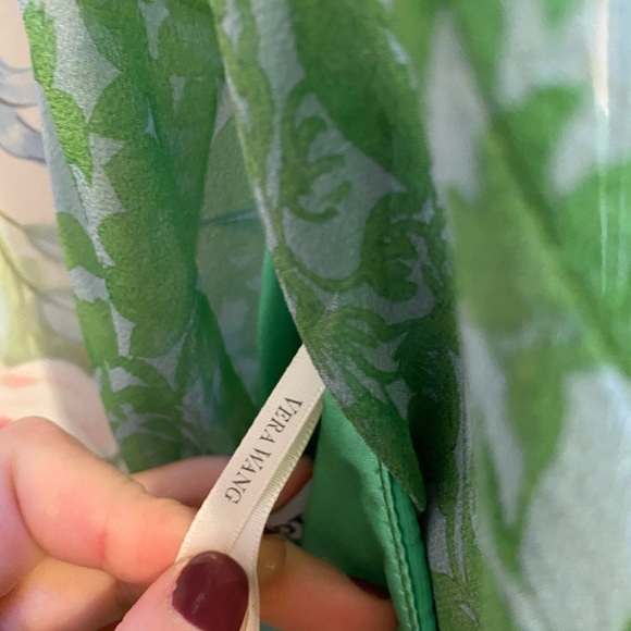 Vera Wang Green Garden Dress - Picture 10 of 11